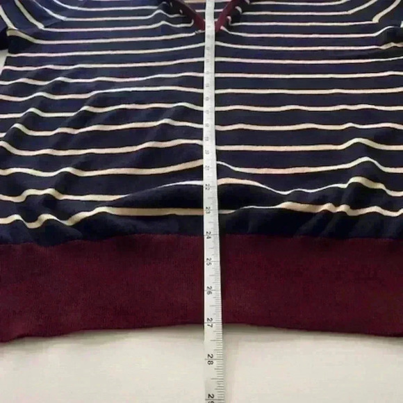 Brooks Brothers 100% Fine Merino Wool Half Zip Sweater Size M - Picture 13 of 14